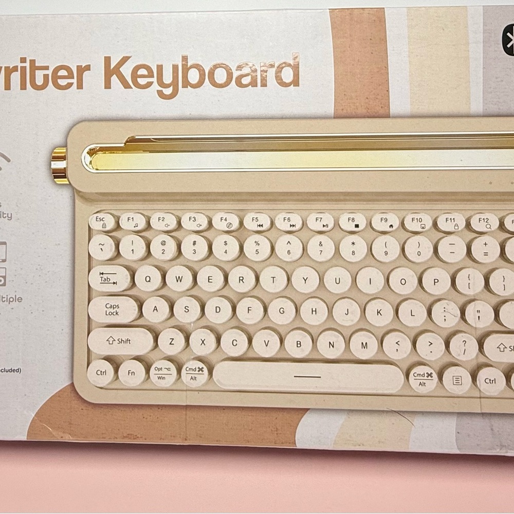 Champagne Bluetooth Keyboard - Picture 3 of 3